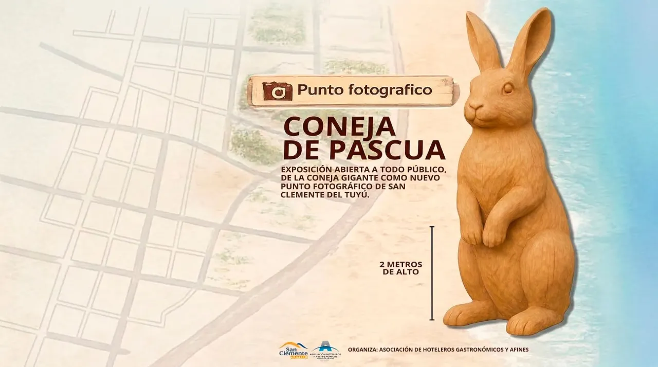 Imagen de San Clemente del Tuyú suma un nuevo punto fotográfico para celebrar Pascuas