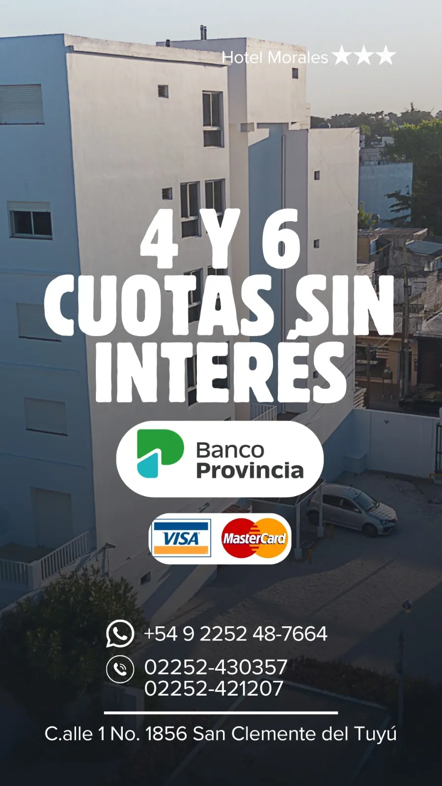 Hotel Morales - Cuotas sin interés