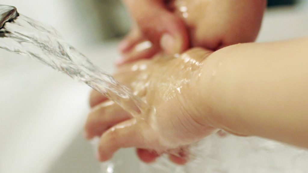 Higiene de manos en niños